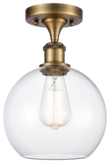 Innovations Lighting 516-1C-BB-G122-8 Athens 1 Light 8" Semi-Flush Mount