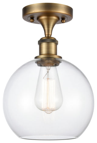 Innovations Lighting 516-1C-BB-G122-8 Athens 1 Light 8" Semi-Flush Mount