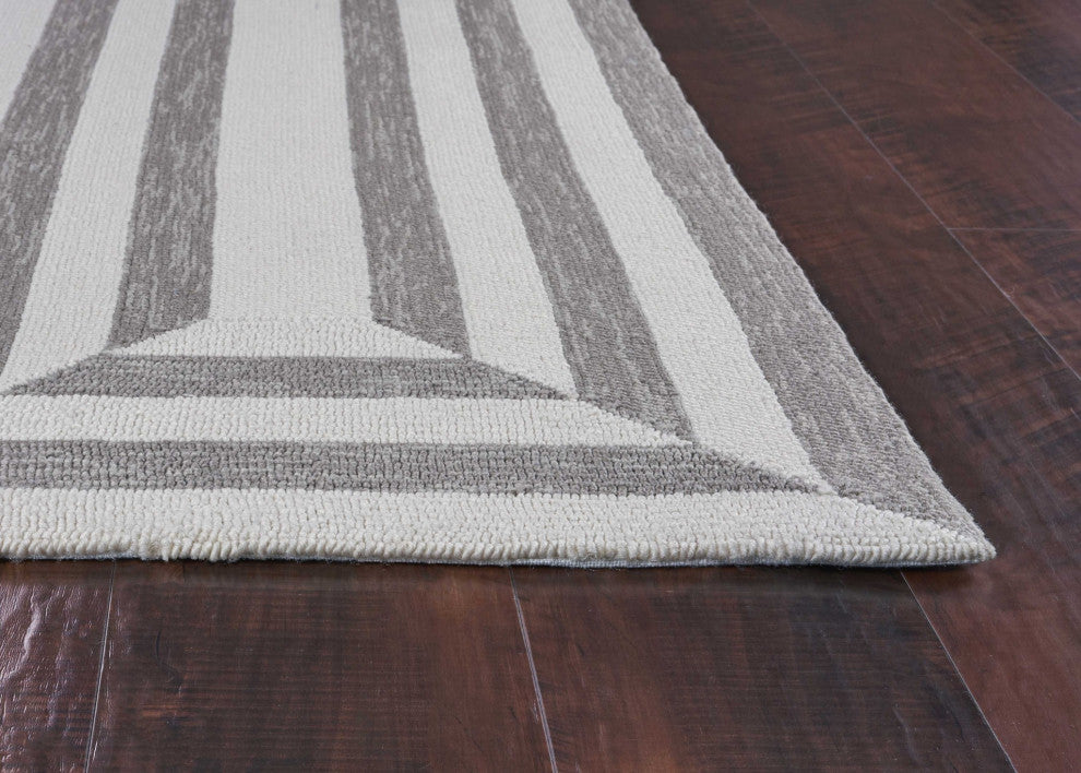 6' x 9' UV treated Polypropylene Oatmeal Area Rug