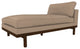 Cantor Leather Chaise, Finish: Pumpernickel, Leather: Marcona