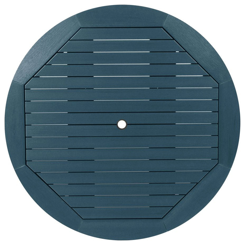 Round Dining Table, 48", Nantucket Blue