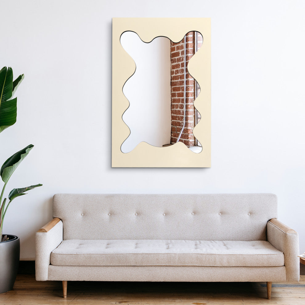 Asymmetrical Mirror, Decorative Irregular Mirror, Modern Aesthetic Mirror