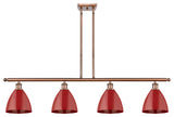 Innovations 516-4I-AC-MBD-75-RD 4 Light Island Light, Antique Copper
