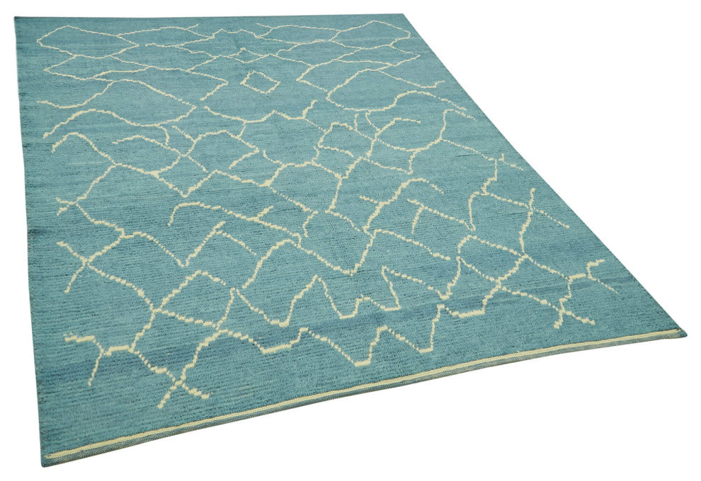 Rug N Carpet - Handmade Decorative 5' 7'' x 7' 4'' Moroccan Area Rug
