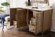 Portland 48" Vanity, White Washed Walnut, Without Top