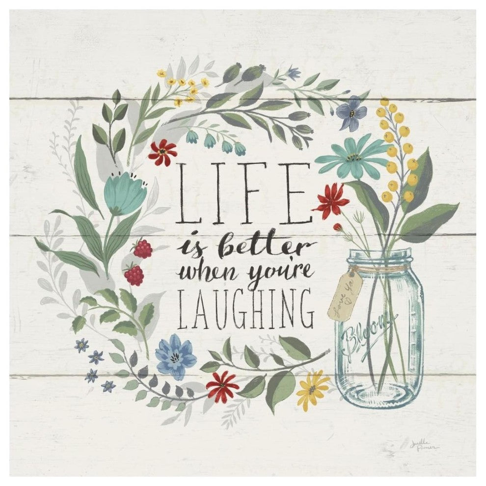 "Blooming Thoughts I" Digital Paper Print by Janelle Penner, 26"x26"