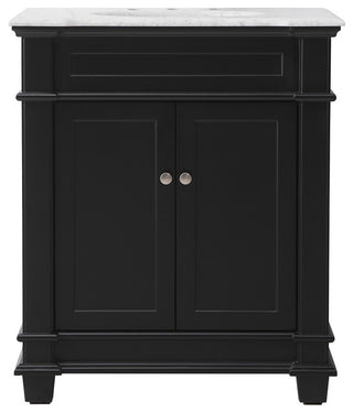 Weston Single Bathroom Vanity Set, Black, 30