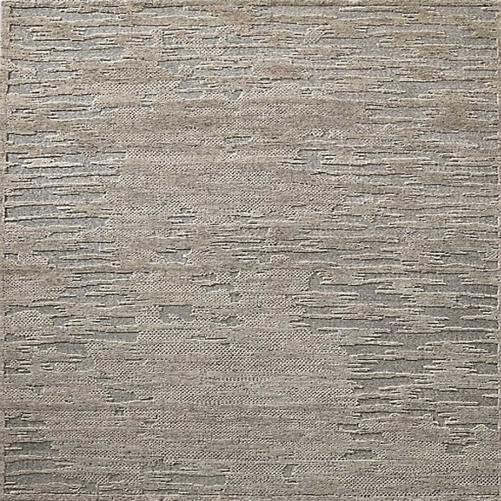 Ahgly Company Indoor Square Mid-Century Modern Area Rugs, 3' Square