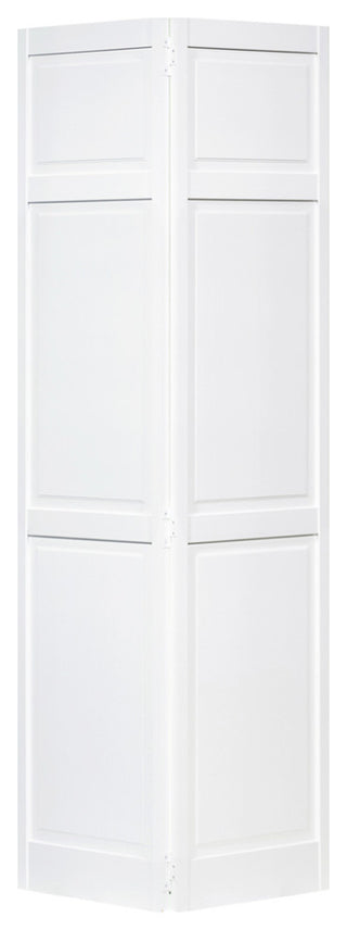 Closet Door, Bi-fold, Traditional Six Panel White 80" x 28"