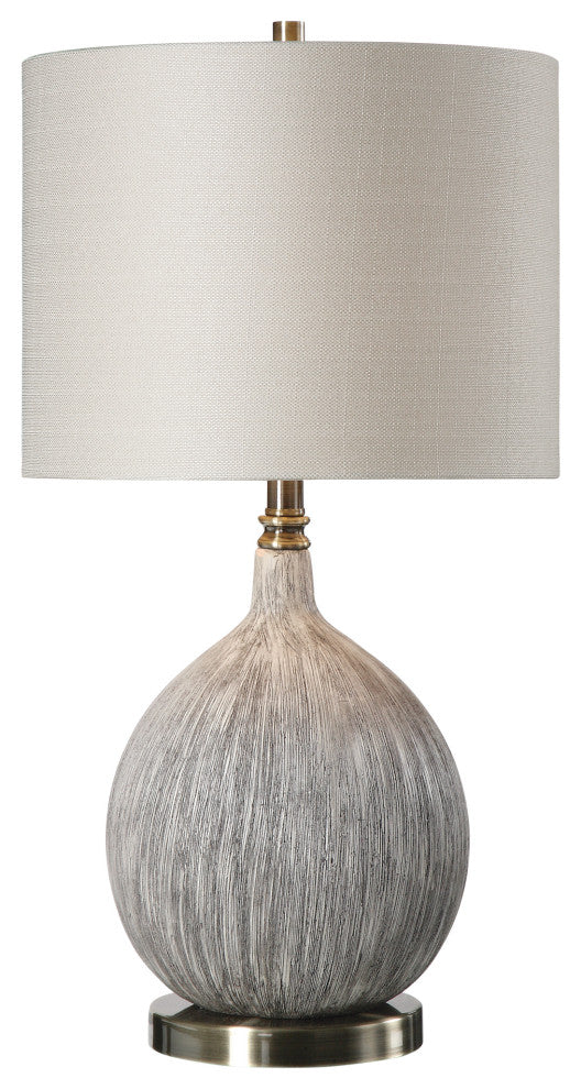 Uttermost Hedera Textured Ivory Table Lamp