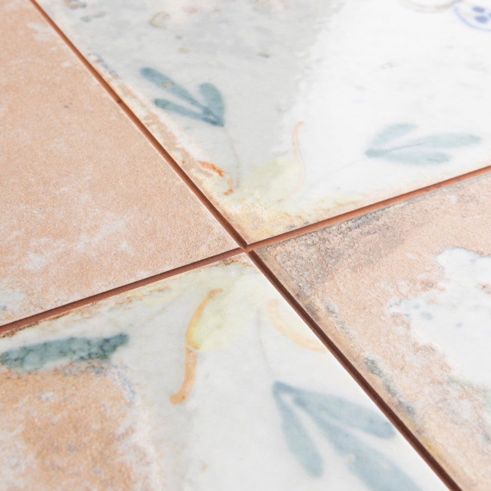 Kings Luxe Heritage Ornate Ceramic Floor and Wall Tile