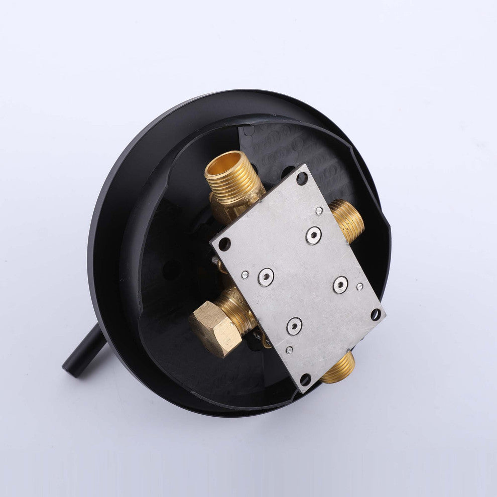 Wall Mounted Shower System with Multi-Function Hand Shower-with Rough-In Valve