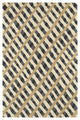 Kaleen Hand-Tufted Pastiche Gray Wool Rug, Gray, 8''x10''