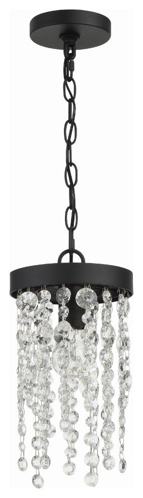 Winham 1-Light Black Forged Pendant