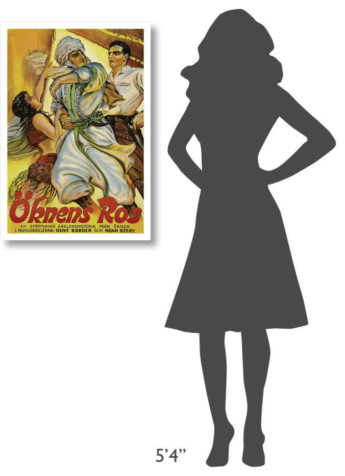 "Vintage Film Posters: Love in the Desert "Okens Ros" Print, 22"x32"