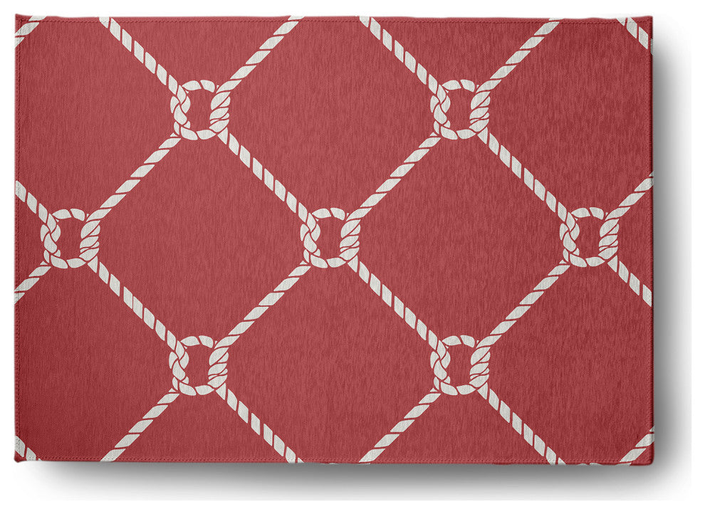 Ahoy! Nautical Chenille Rug