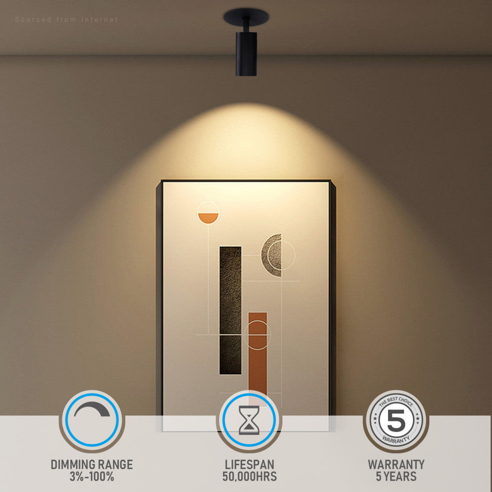 8 Pack 4" LED Recessed Spotlight Dimmable, 27K/3K/35K/4K/5K Selectable