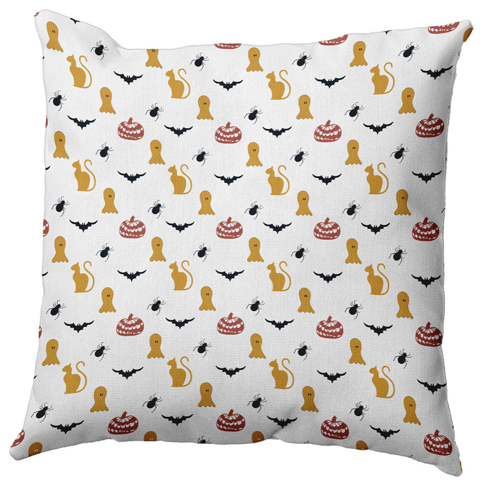 Halloween Critters Accent Pillow, Golden Mustard, 26"x26"