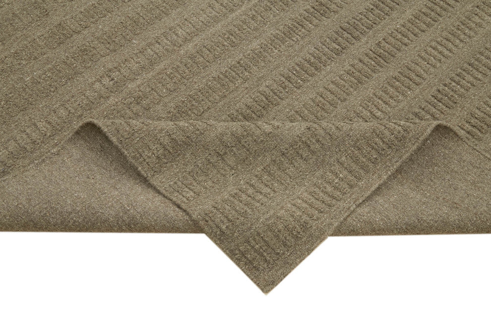 Rug N Carpet - Handwoven Modern Design 7' 1'' x 9' 1'' Wool Unique Kilim Rug