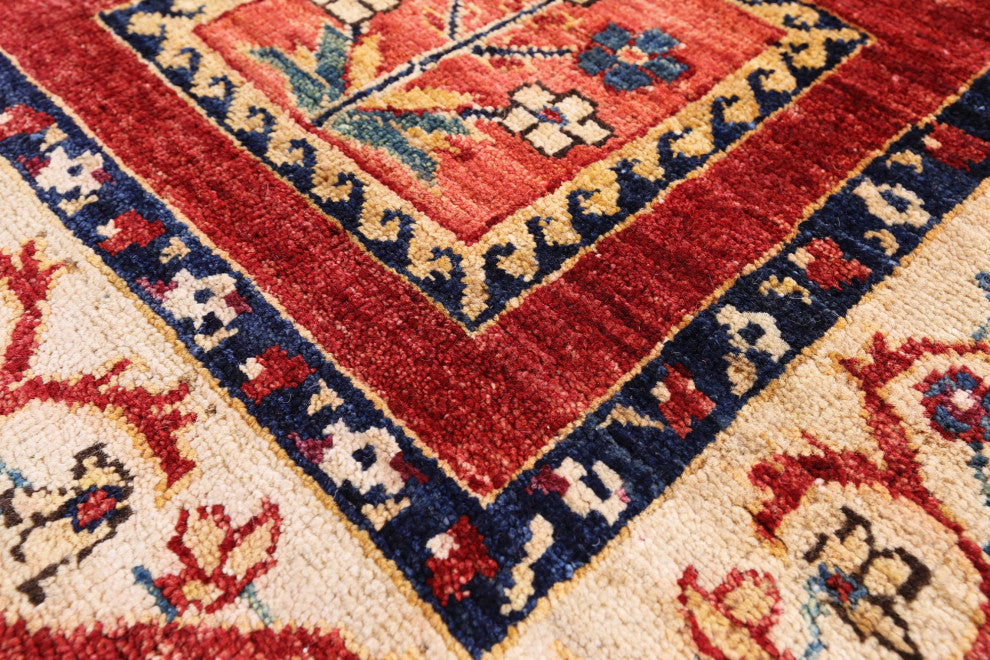 2' 8" X 9' 7" Runner Persian Garden Design Handmade Wool Rug Q11119