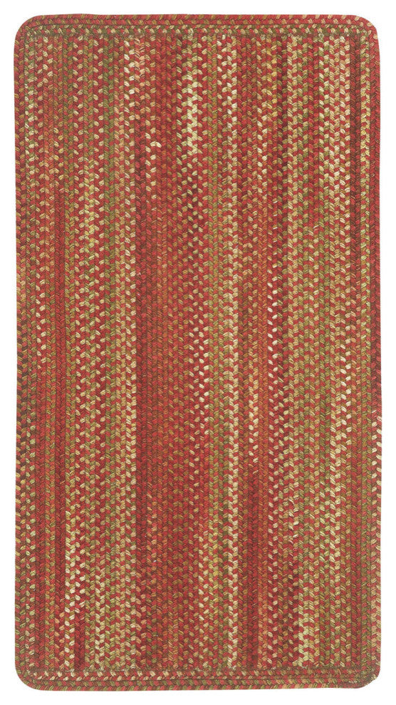Capel Manchester Redwood 0048_500 Braided Rugs - 8' X 11' Oval