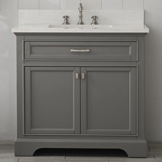 Milano Transitional Gray 36" Single Vanity