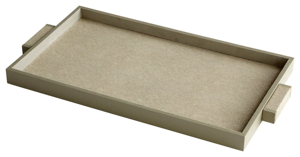 Melrose Tray, Shagreen, Large
