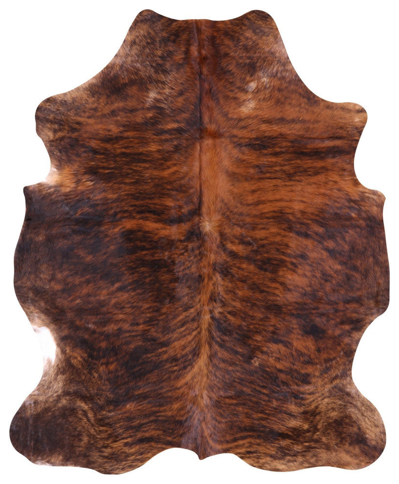 Organic Natural Hair-On Cowhide Area Rug 7' 4" X 5' 11" C1446