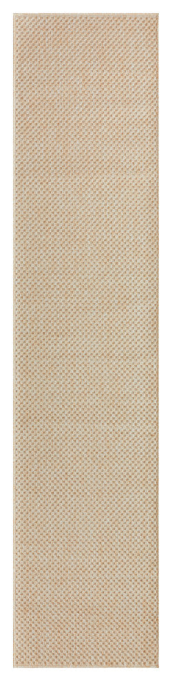Nourison Tulum 2'2" x 8' Cream Outdoor Rug