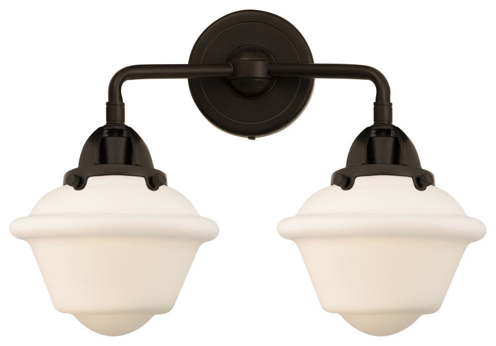 288-2W-OB-G531 2 Light 15.5" Bath Vanity Light, Oil Rubbed Bronze