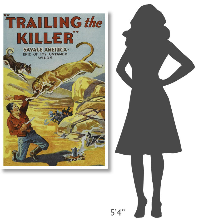 "Vintage Westerns: Trailing the Killer" Digital Paper Print, 34"x50"