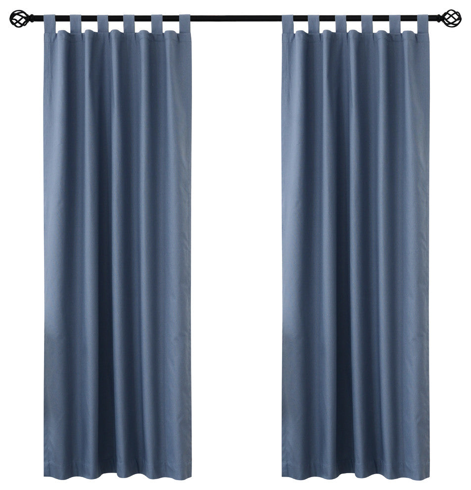 Weathermate Tab Top Panel Pair 40 x 72 in Blue
