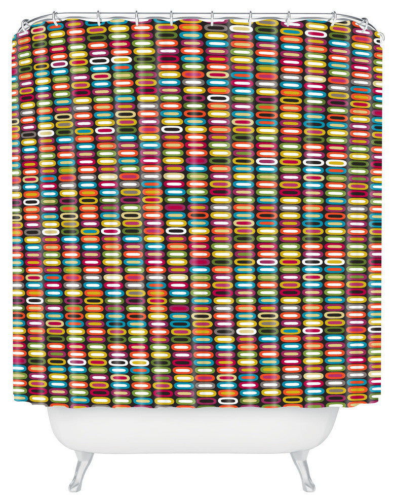 Sharon Turner Stack Shower Curtain