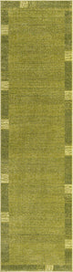 Rug Unique Loom Del Mar Green Runner 2' 7 x 10' 0