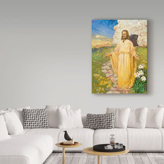 Hal Frenck 'Jesus Has Risen' Canvas Art, 32"x24"