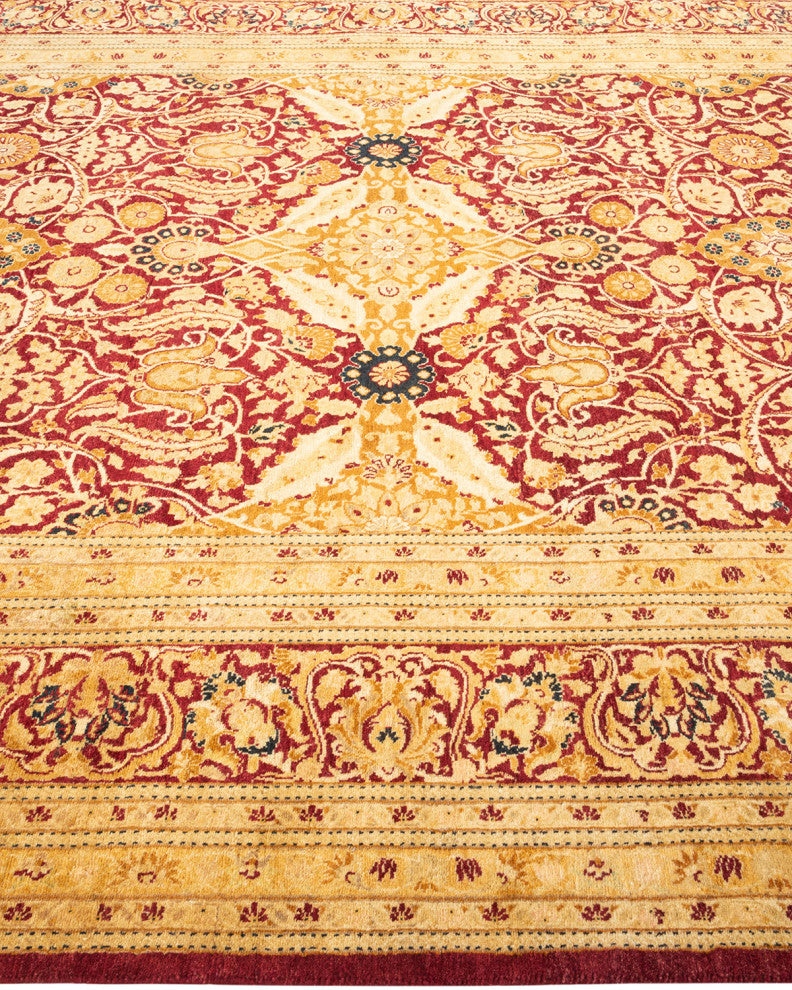 Mogul, One-of-a-Kind Hand-Knotted Area Rug  - Red, 6' 1" x 9' 0"