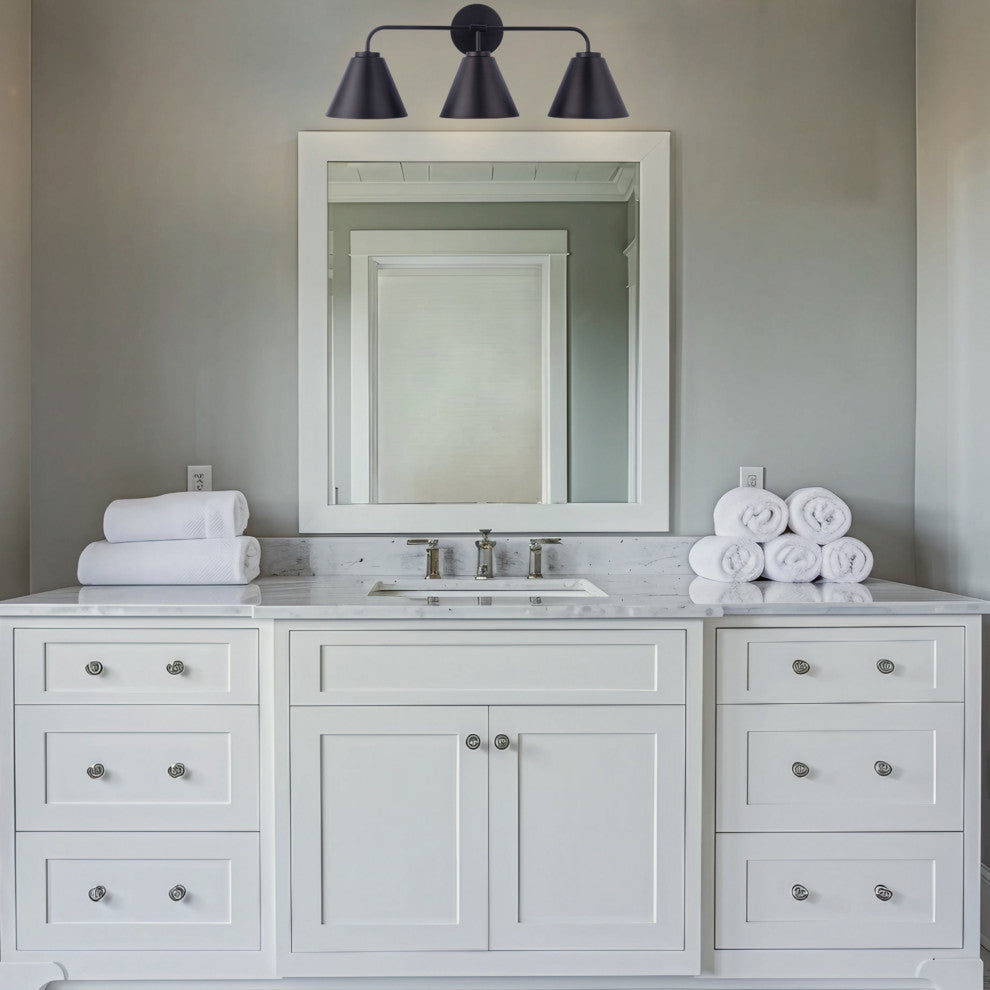 3-Light Modern Gold Vanity Light