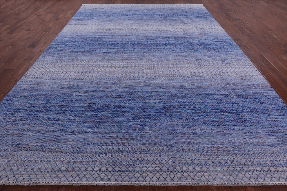 Savannah Grass Handmade Wool Rug 10' 2" X 13' 11" - Q13187