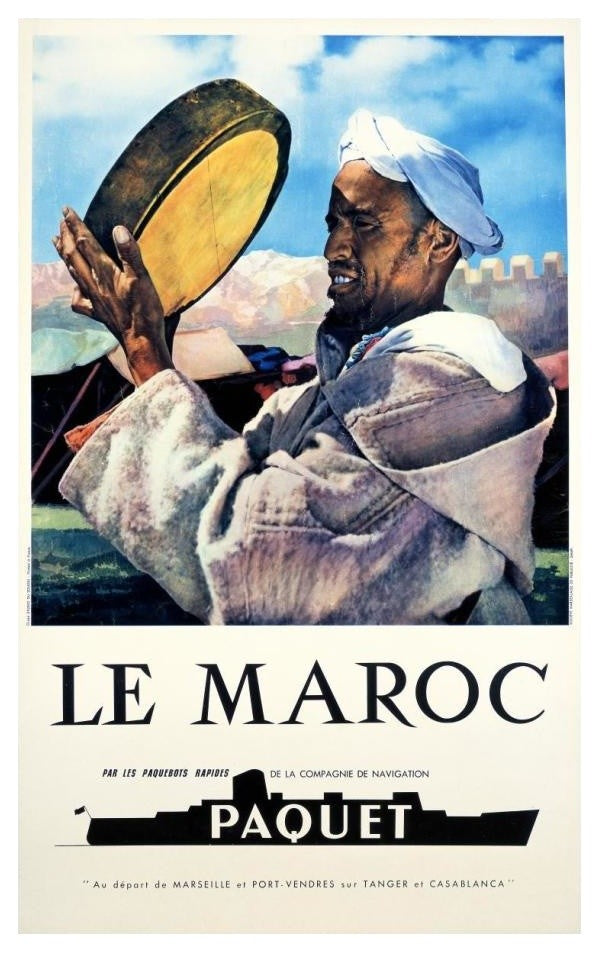 "Le Maroc / Navigation Paquet" Digital Paper Print by Unknown, 16"x24"