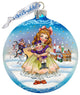 Nutcracker Clara Glass Ornament