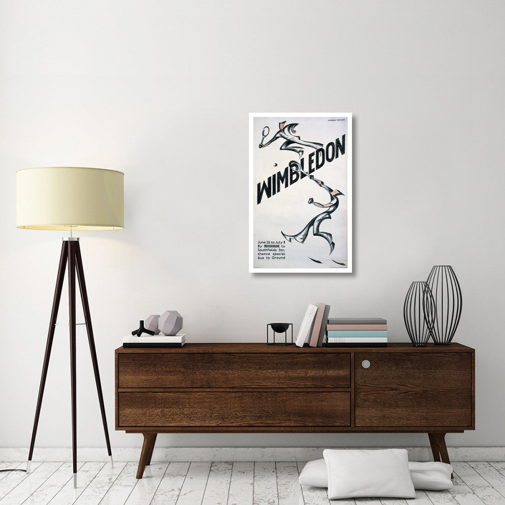 "Wimbledon" Digital Paper Print by Sybil Andrews, 24"x38"
