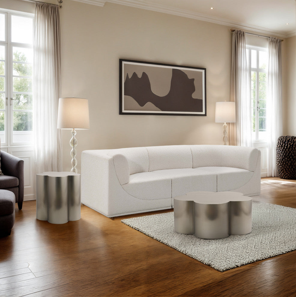 Lucky Iron End / Side Table, Silver, End Table