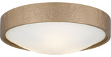 Quoizel QFL6790 Grendelle 3 Light 16"W Flush Mount Bowl Ceiling - Bronze Gold
