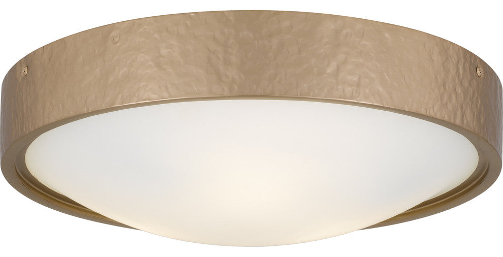 Quoizel QFL6790 Grendelle 3 Light 16"W Flush Mount Bowl Ceiling - Bronze Gold