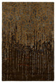 Rupec Contemporary Area Rug, Brown and Blue, 5''x7''6"