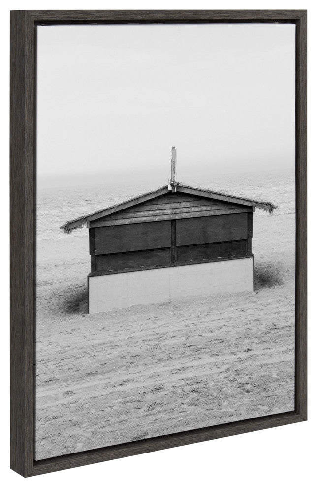 Sylvie Beach Vibes Framed Canvas By F2 Images, Gray 18x24