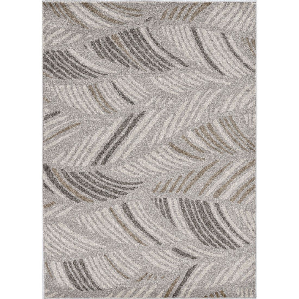 KAS Lucia 2769 Gray Folia Area Rug, 5'3"x7'7"