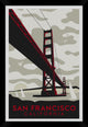 Visit San Francisco 1, Giclee Reproduction Artwork