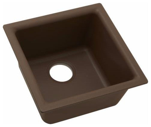 Elkay 15 3/4" Single Bowl Drop In/Undermount Bar/Prep Kitchen Sink, ELG1616GR0