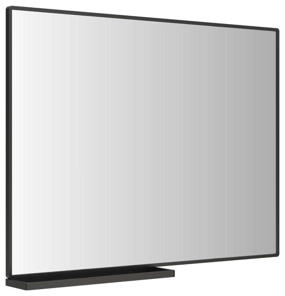 Large Rectangular Framed Wall Mount Bathroom Vanity Mirror, 40 X 30